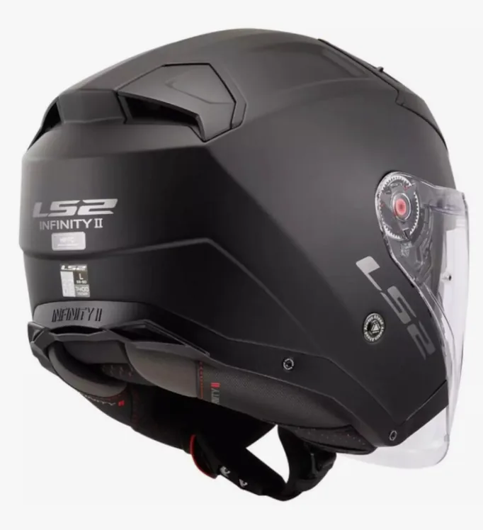 LS2 Infinity 2 avec intercom Cardo 4X, vue 2